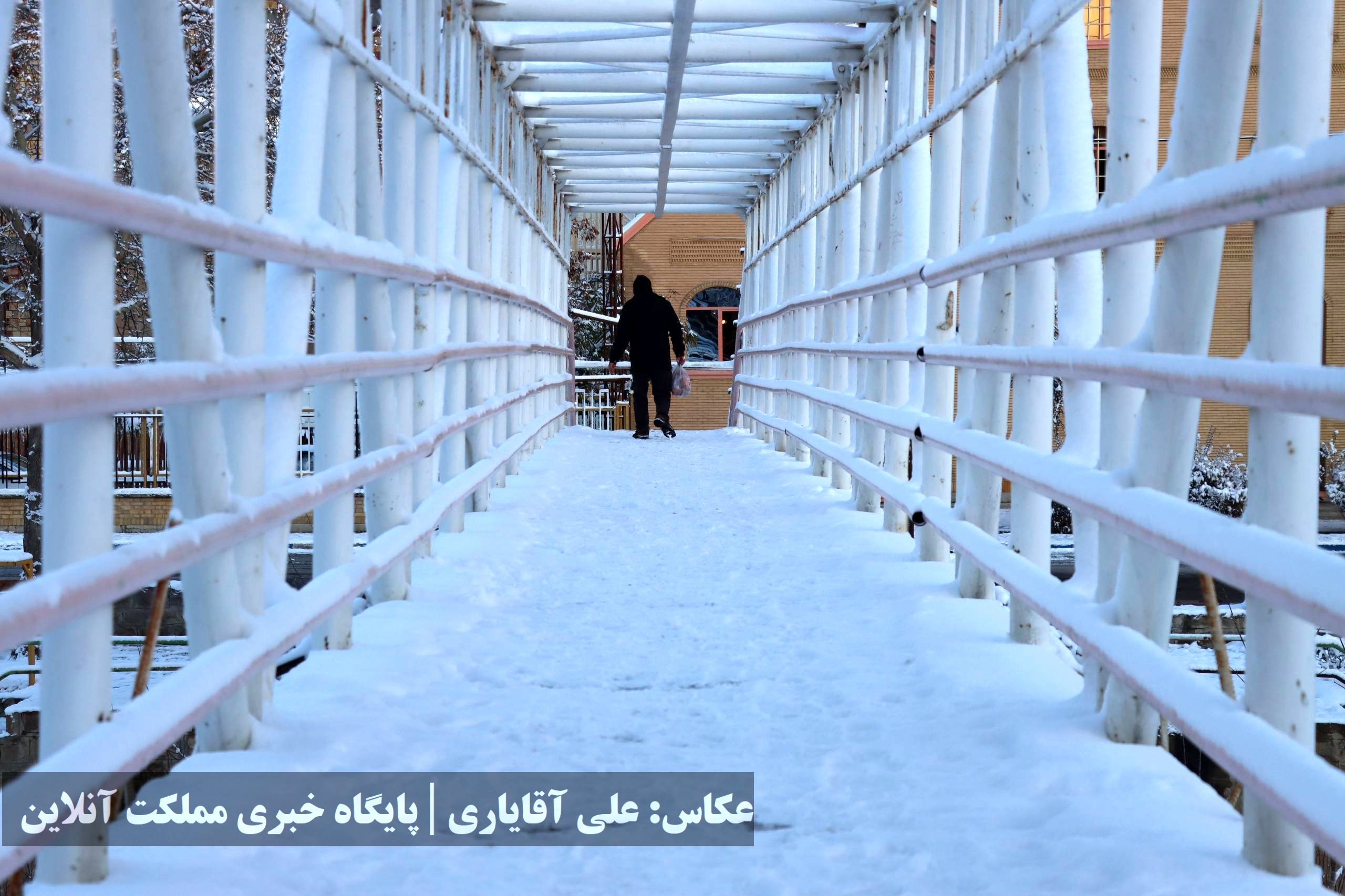 بارش برف در ارومیه