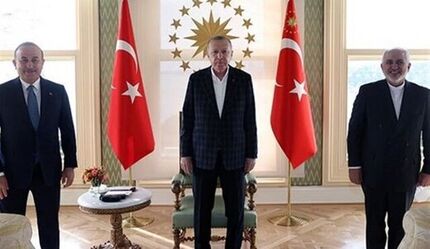 دیدار ظریف با اردوغان پشت درهای بسته