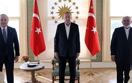 دیدار ظریف با اردوغان پشت درهای بسته
