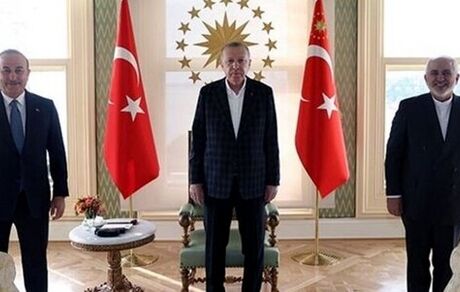 دیدار ظریف با اردوغان پشت درهای بسته