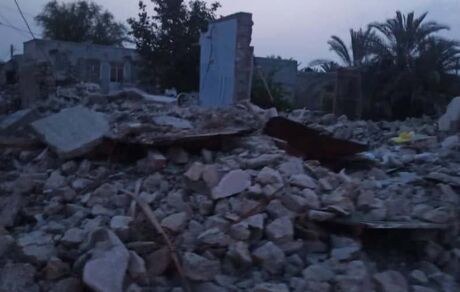 زلزله هرمزگان، روستای سایه خوش بندر خمیر را بطور کامل تخریب کرد