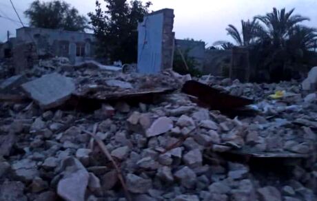 زلزله هرمزگان، روستای سایه خوش بندر خمیر را بطور کامل تخریب کرد