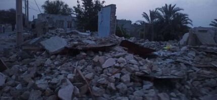 زلزله هرمزگان، روستای سایه خوش بندر خمیر را بطور کامل تخریب کرد