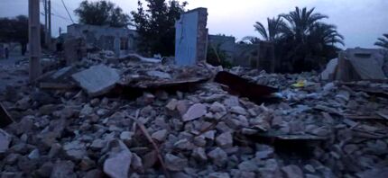زلزله هرمزگان، روستای سایه خوش بندر خمیر را بطور کامل تخریب کرد