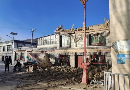 ۵۳ کشته در زلزله شدید در چین تا این لحظه
