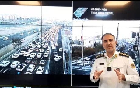 فرونشست به اتوبان شهید باکری تهران رسید و ترافیک سنگین ایجاد کرد