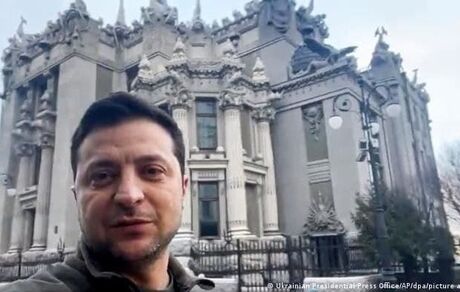 فرار رئیس جمهور اوکراین تکذیب شد