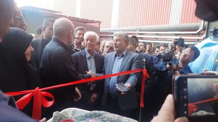 افتتاح کارخانه کنسانتره سنگ آهن سادات سیریز در شهرستان زرند