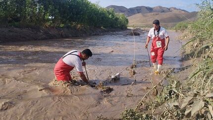 جان باختن یک نفر در سیل بخش مرادلو در مشگین‌شهر