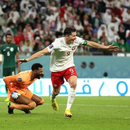 جام جهانی: لهستان با لواندوفسکی و شزنی عربستان را برد / عرب‌ها پنالتی نزدند و باختند