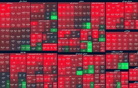 بورس دوباره قرمز شد