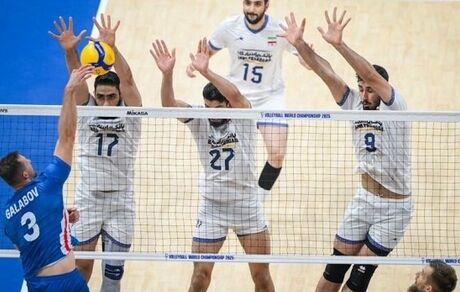 سقوط والیبال ایران در رنکینگ جهانی