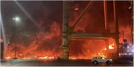 ۱۱۲ مصدوم و مسموم در انفجار در کارخانه کربنات سدیم استان فارس + ویدئو