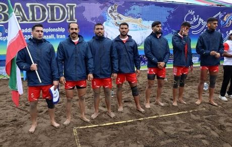 قهرمانی تیم ایران در کبدی ساحلی جهان