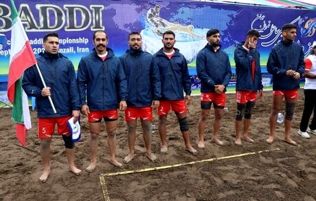قهرمانی تیم ایران در کبدی ساحلی جهان