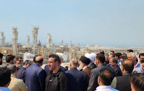 رئیس جمهور، پالایشگاه فاز ۱۴ پارس جنوبی را افتتاح کرد