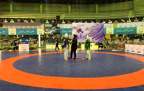 مازندران قهرمان کشتی آلیش بانوان قهرمانی کشور