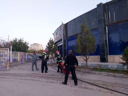 آتش سوزی استخر کوثر بجنورد مهار شد