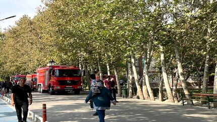 نمازخانه یکی از پارک‌های مشهد آتش گرفت