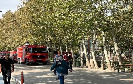 نمازخانه یکی از پارک‌های مشهد آتش گرفت