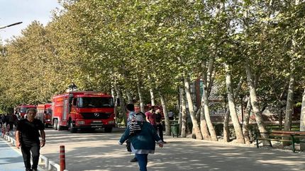 نمازخانه یکی از پارک‌های مشهد آتش گرفت