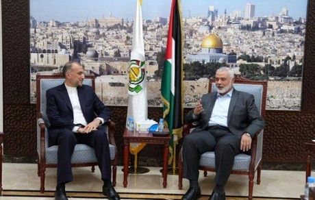 مذاکره ۳ ساعته امیرعبداللهیان با رییس دفتر سیاسی حماس پشت درهای بسته