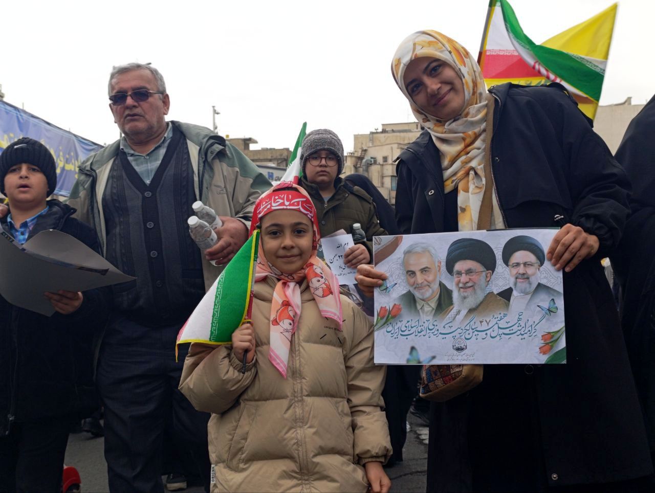 حضور آحاد مردم در راهپیمایی ۲۲ بهمن | تصاویر