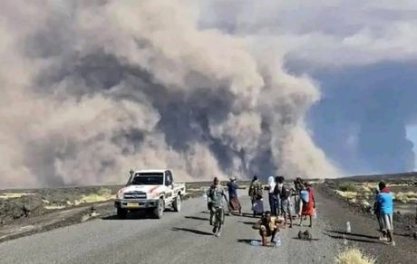 فوران آتشفشانی در اتیوپی پس از ۱۲ هزار سال