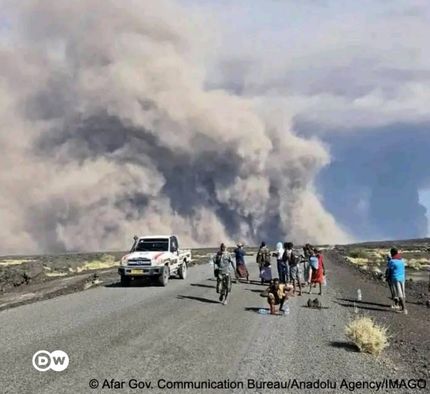 فوران آتشفشانی در اتیوپی پس از ۱۲ هزار سال