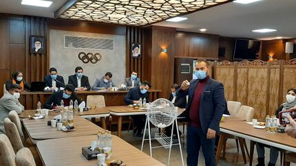 مراسم قرعه‌کشی لیگ‌های کاراته برگزار شد