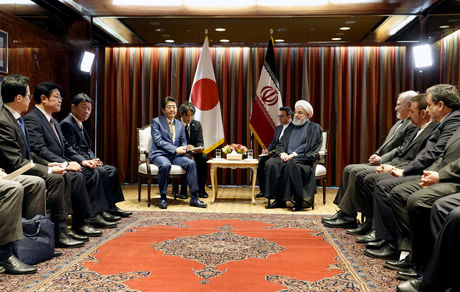 مقام ژاپنی: دیدار روحانی و آبه روز جمعه برگزار می شود