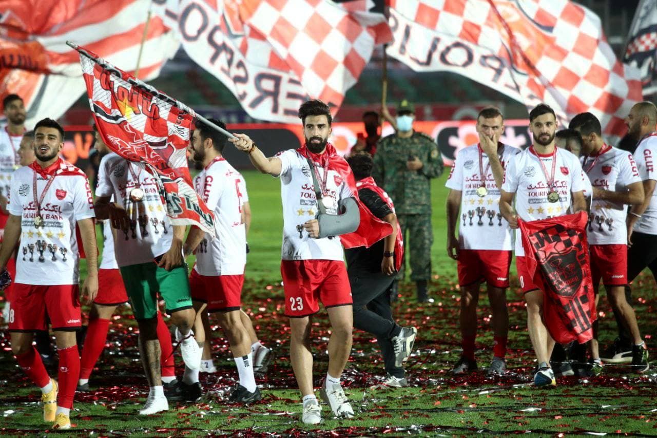 جشن پنجمین قهرمانی متوالی پرسپولیس در لیگ برتر