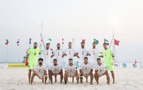 تیم ملی فوتبال ساحلی، افغانستان را گل باران کرد