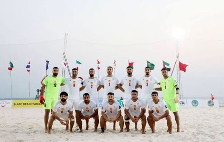 تیم ملی فوتبال ساحلی، افغانستان را گل باران کرد