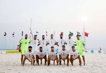 تیم ملی فوتبال ساحلی، افغانستان را گل باران کرد