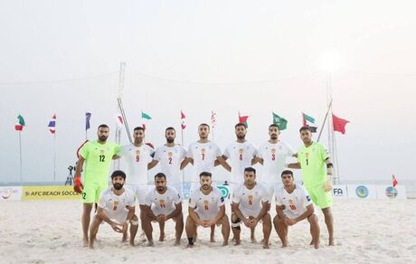تیم ملی فوتبال ساحلی، افغانستان را گل باران کرد
