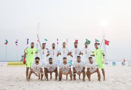 تیم ملی فوتبال ساحلی، افغانستان را گل باران کرد