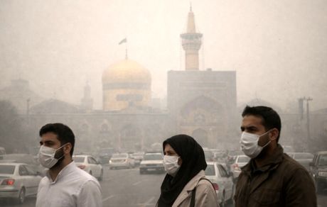 وضعیت هوای مشهد همچنان آلوده است