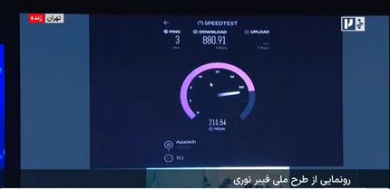 بهره برداری از پروژه ملی فیبر نوری در حاشیه کنفرانس ملی مخابرات