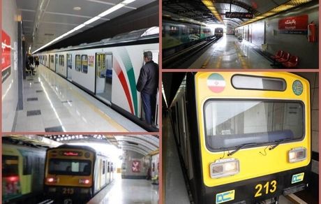 باز هم اختلال در مترو تهران، این بار نقص فنی