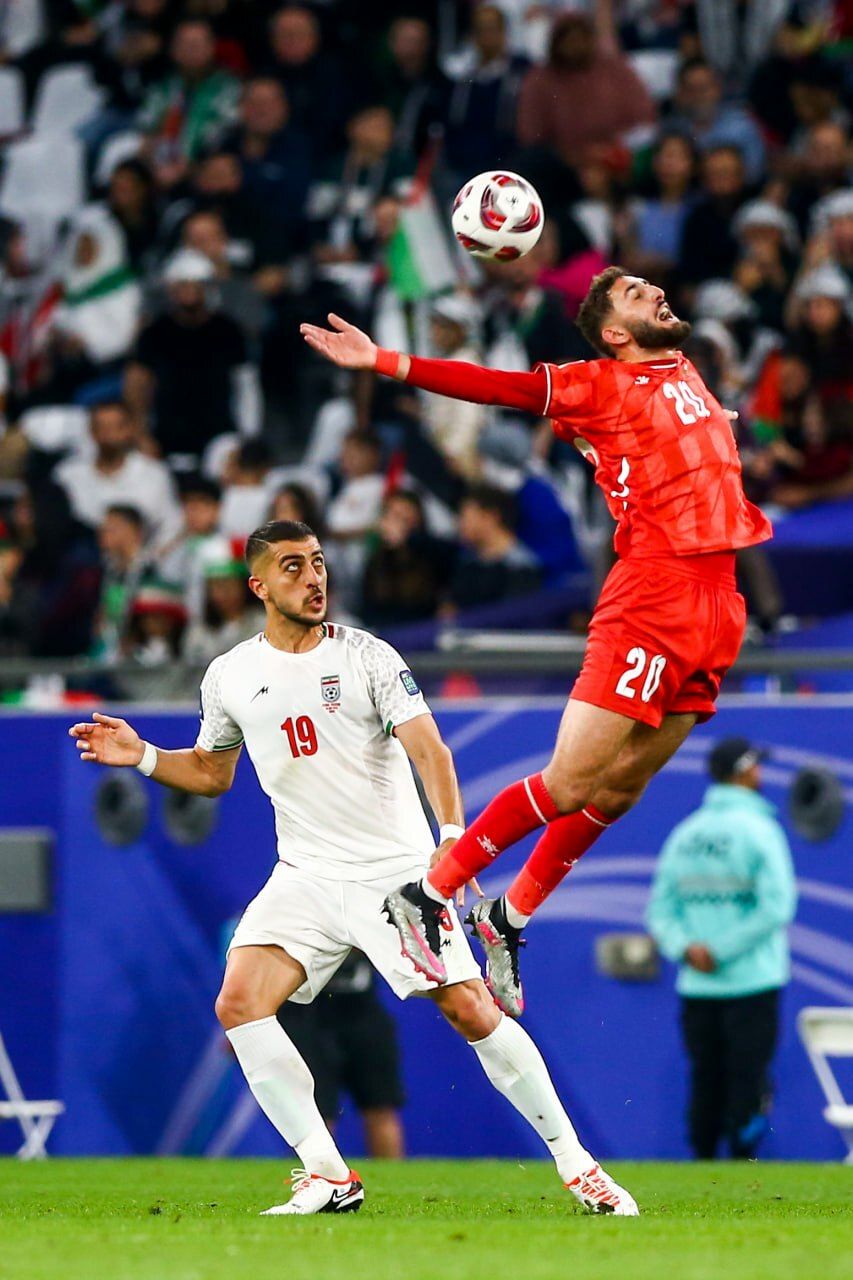 دیدار ایران و فلسطین از دید لنز دوربین