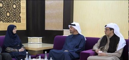معاون رئیس جمهور با رئیس امارات دیدار کرد