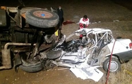 ۶ کشته و زخمی در دو حادثه رانندگی خودروهای پراید