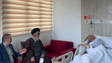عیادت امام جمعه تبریز از استاندار آذربایجان‌شرقی