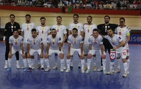 صعود مقتدرانه تیم ملی فوتسال با گل باران افغانستان
