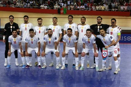 صعود مقتدرانه تیم ملی فوتسال با گل باران افغانستان