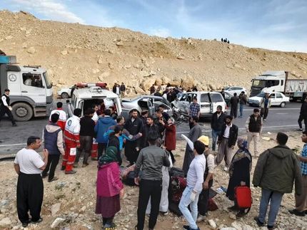 تصادف زنجیره‌ای و مرگبار در استان ایلام