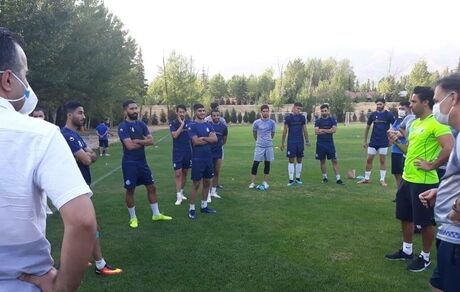 آماده‌باش مجیدی به میلیچ‌ در تمرین استقلال