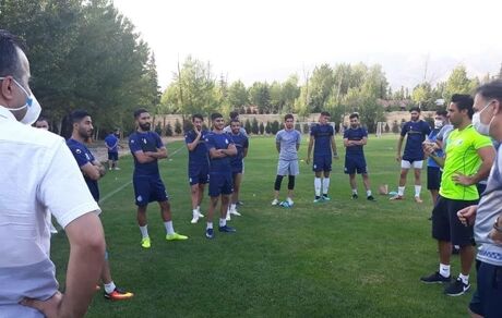 آماده‌باش مجیدی به میلیچ‌ در تمرین استقلال