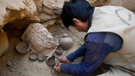 ۶ کودک هزار ساله مومیایی شده در پرو پیدا شد